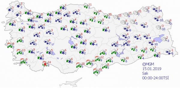 İstanbul'a kar geliyor
