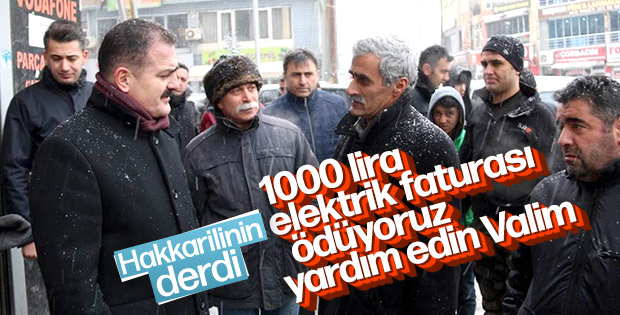 Hakkari'de yaşayanların derdi: Yüksek elektrik faturası