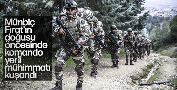 Türk askeri yerli mühimmatla sahada