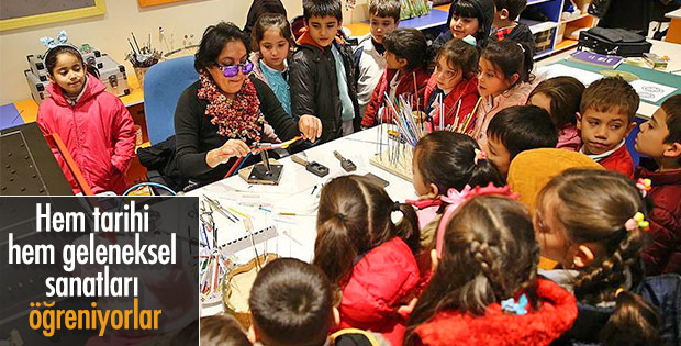 Öğrenciler müze ziyaretiyle tarihi yolculuğa çıkıyor