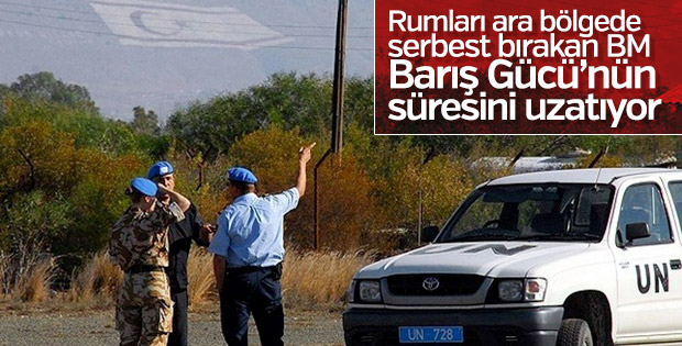 KKTC, BM Barış Gücü'nün görevinin uzatılmasından rahatsız