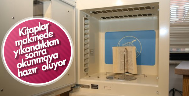Kitaplar temizlendikten sonra okunuyor
