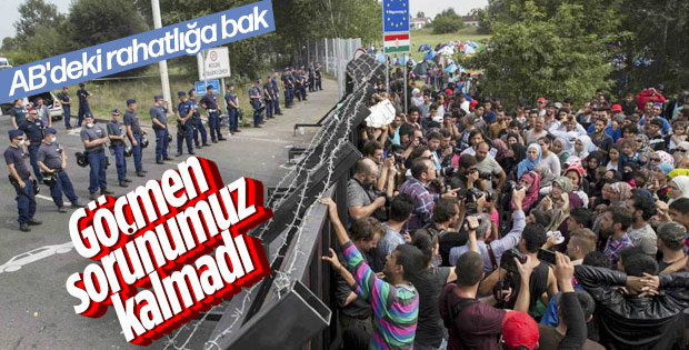 AB: Avrupa'da mülteci krizi yok