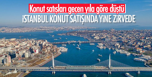 Türkiye genelinde konut satışları azaldı