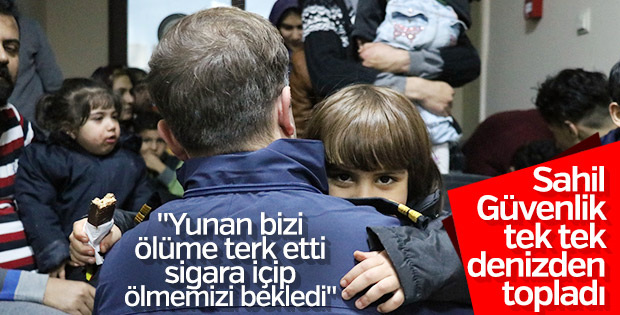 Yunan askerleri göçmenleri ölüme terk etti