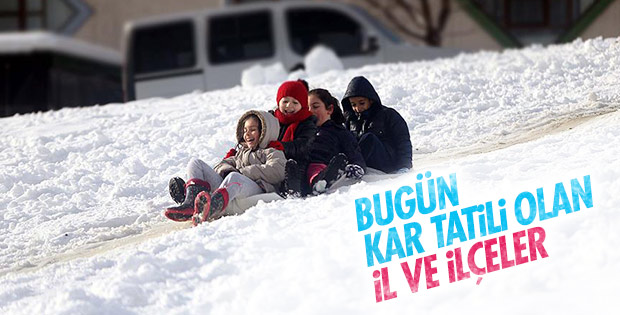 Birçok ilde eğitime kar engeli