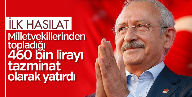 Kılıçdaroğlu'ndan tazminat ödemesi