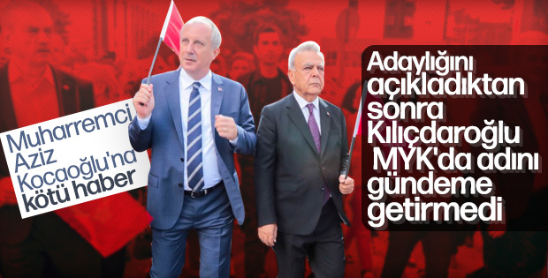 Kılıçdaroğlu Aziz Kocaoğlu'nun ismini gündeme getirmedi