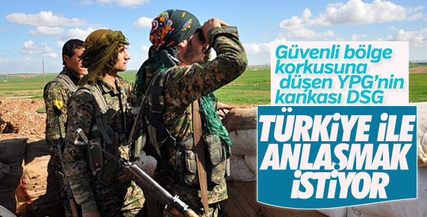 YPG'ye bağlı olan DSG Türkiye ile anlaşmak istiyor
