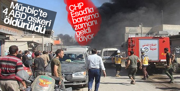 Münbiç saldırısının ardından CHP'den ABD'ye taziye