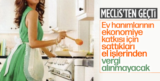 Ev hanımlarına vergi istisnası