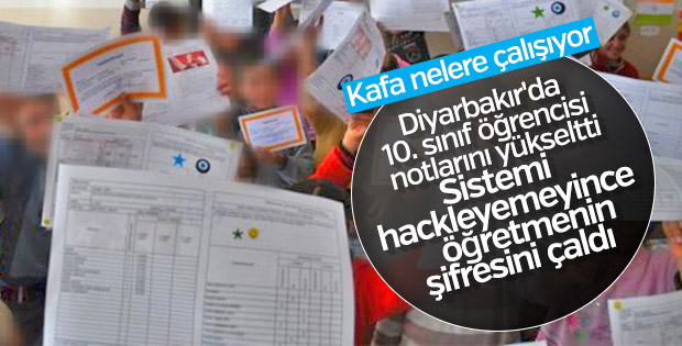Diyarbakır'daki öğrencinin, öğretmeninin şifresini kullandığı ortaya çıktı