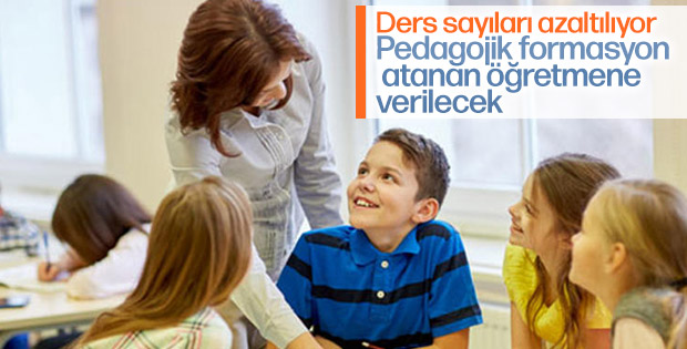 Ders sayıları azalıyor, pedagojik formasyon kalkıyor