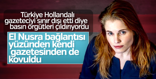 Türkiye'nin sınır dışı ettiği gazeteci El Nusra bağlantılı çıktı