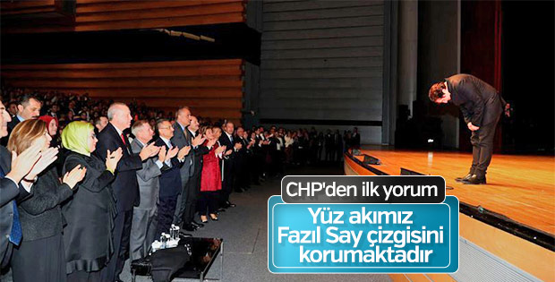 CHP'den Fazıl Say yorumu
