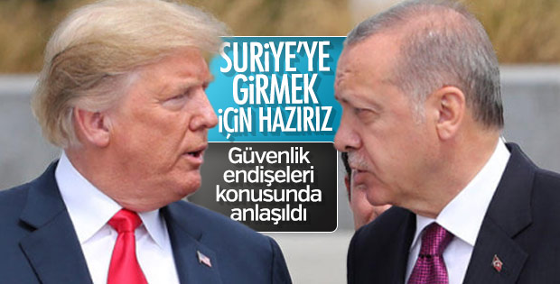 Trump ile Erdoğan görüşmesine Beyaz Saray'dan açıklama