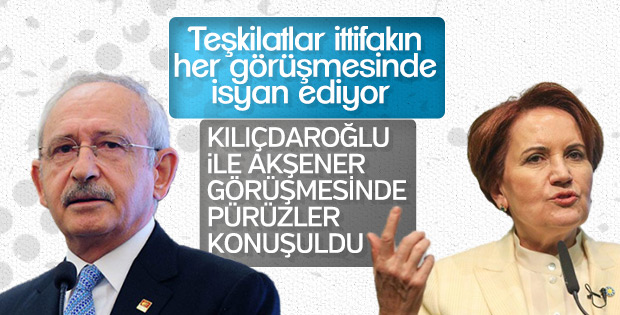 Kılıçdaroğlu Akşener'le görüştü