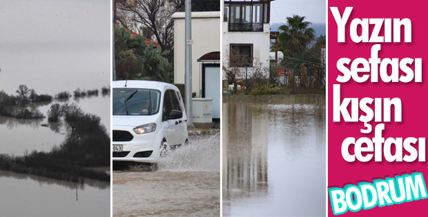 Bodrum sular altında kaldı