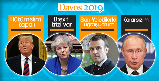 Davos Zirvesi dünya liderlerinden yoksun kaldı