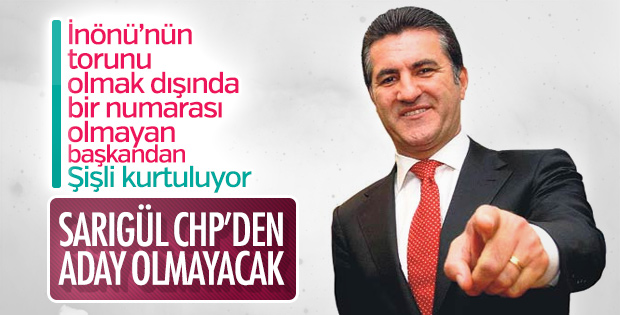 Mustafa Sarıgül CHP'den istifa etti