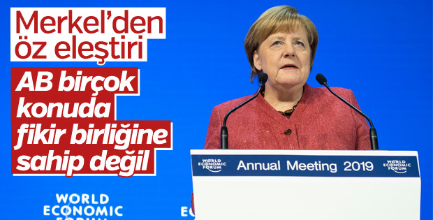 Angela Merkel'den AB eleştirisi