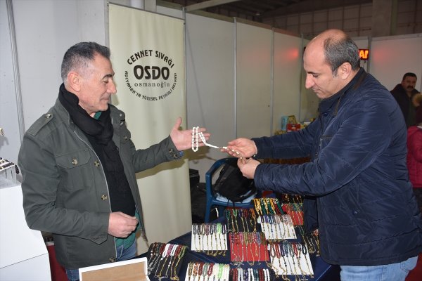 Yöresel ürün fuarında 300 bin liralık tespihe yoğun ilgi