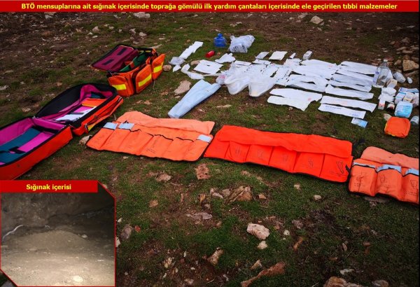 Teröristler caminin altına sığınak yapmışlar