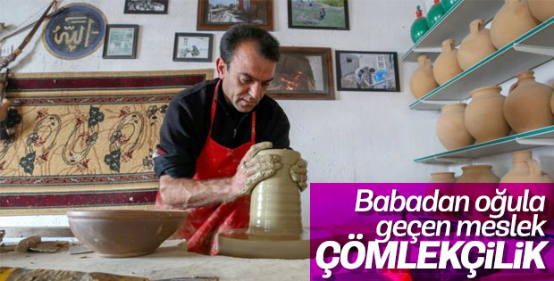 Van'da baba mesleği çömlekçiliği yaşatmaya çalışıyor