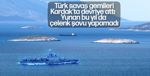 Yunanistan Kardak'a yaklaştırılmadı