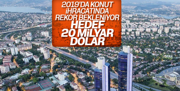 Konut ihracatında hedef 20 milyar dolar