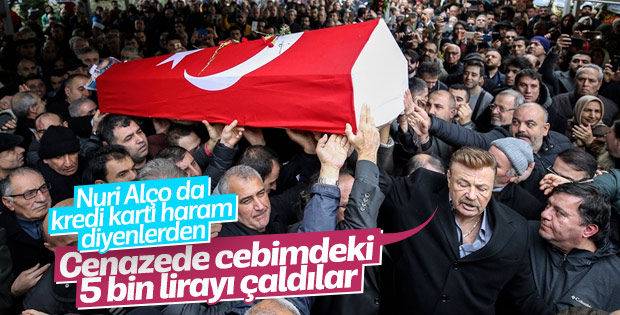 Ayşen Gruda'nın cenazesinde Nuri Alço'nun parası çalındı