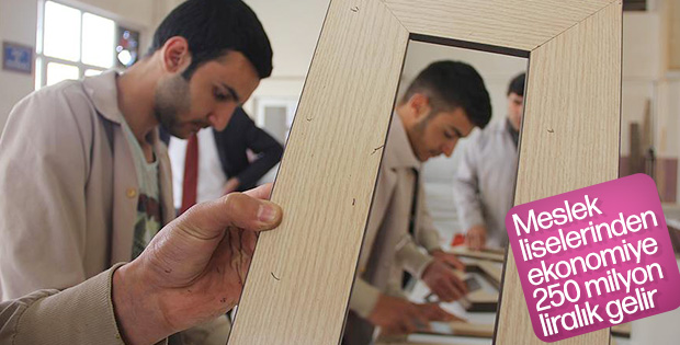 Meslek liselerinden ülke ekonomisine katkı