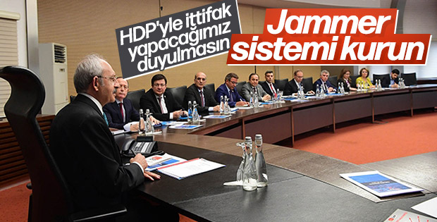 CHP'de toplantılara jammer önlemi