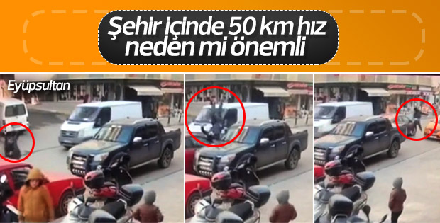 Çocuğa çarpıp frene basmadan kaçtı
