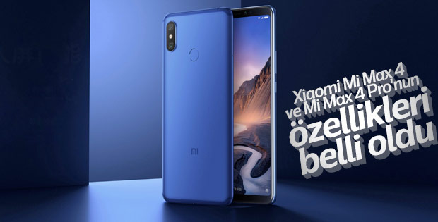 Xiaomi Mi Max 4 ve Mi Max 4 Pro'nun özellikleri belli oldu
