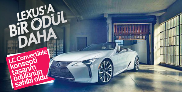 Lexus'un LC Convertible konsepti tasarım ödülü aldı