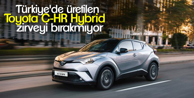 Türkiye'de üretilen 'Toyota C-HR Hybrid' zirvede
