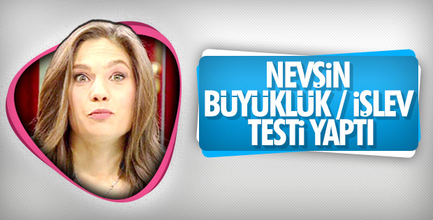 Nevşin Mengü 3. havalimanını test etti