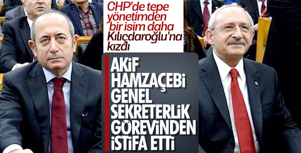 Akif Hamzaçebi CHP'deki görevinden istifa etti