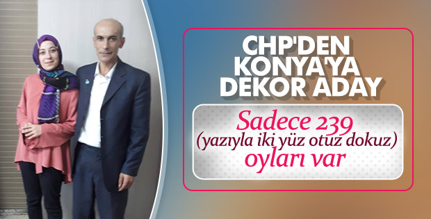 CHP'nin Konya'da başörtülü adayı