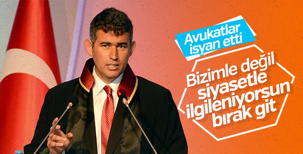 Avukatlar, Metin Feyzioğlu'nun istifa etmesini istiyor