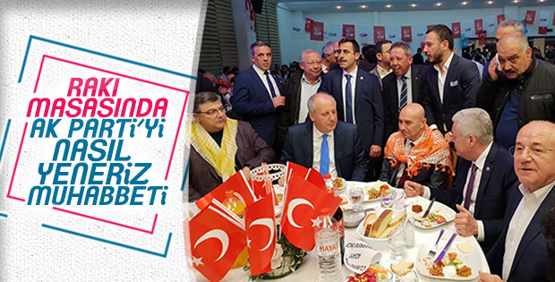 Muharrem İnce'den rakı sofralı paylaşım