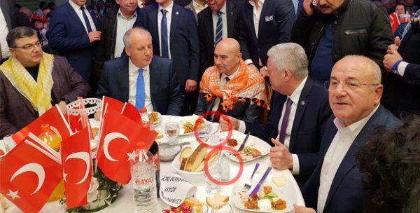 Muharrem İnce'den rakı sofralı paylaşım