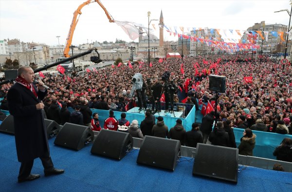 Erdoğan ilk miting için Sivas'ta