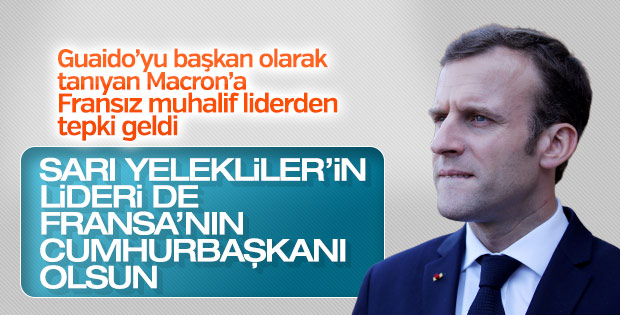 Fransa'dan Macron'a Guaido tepkisi