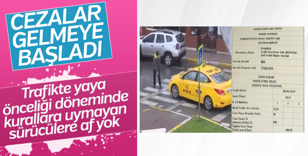 Yaya öncelikli trafik kurallarına uymayana ceza kapıda