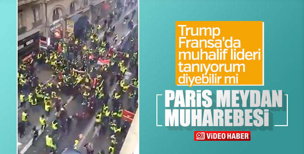 Fransa'daki protestolarda eylemciler lüks araçları yaktı
