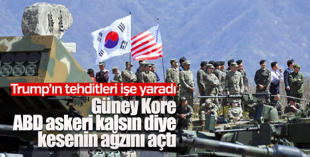 Güney Kore, ABD askeri için daha fazla ödeme yapacak