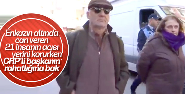 Kartal Belediye Başkanı Altınok Öz, enkaz alanını gezdi
