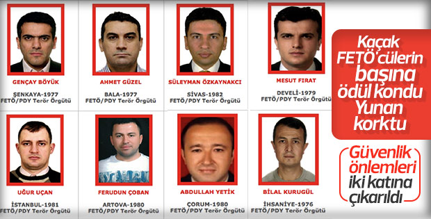 Yunanistan kaçak FETÖ'cüleri daha iyi korumaya başladı